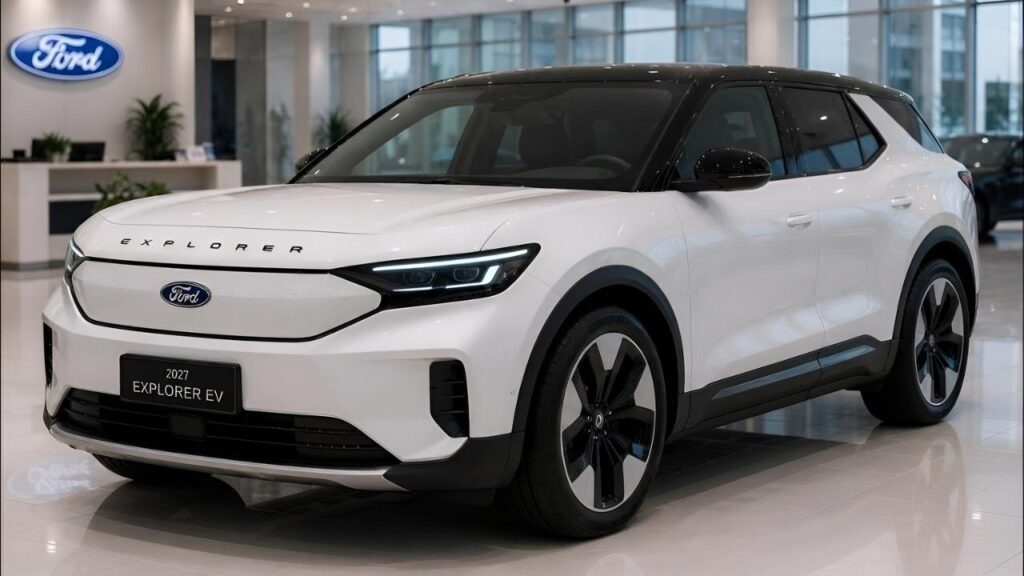 2026 Ford Explorer EV SUV eléctrico, innovación tecnológica, diseño moderno y autonomía sostenible destacada