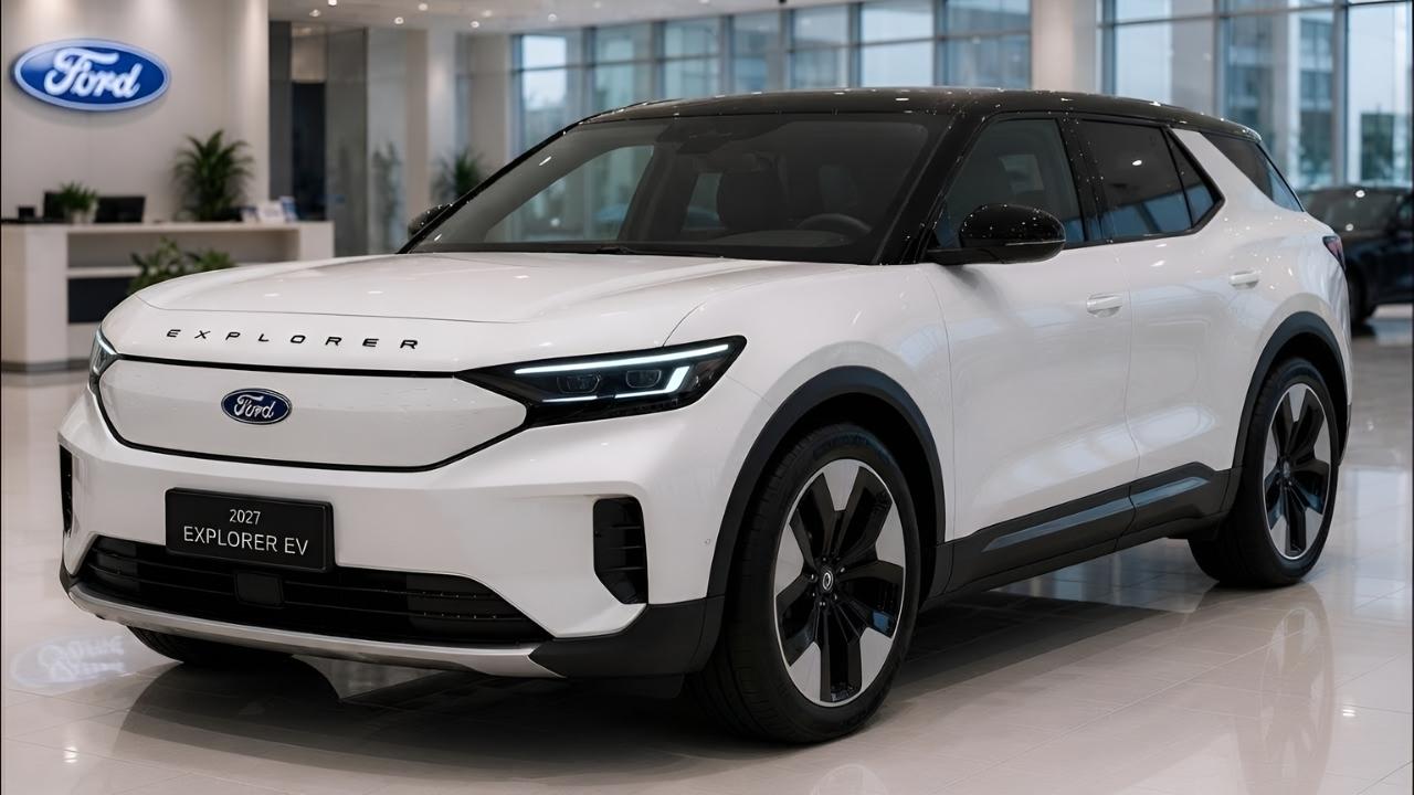 2026 Ford Explorer EV SUV eléctrico, innovación tecnológica, diseño moderno y autonomía sostenible destacada